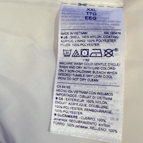 Old Navy Cream Puffer Vest Quilted Sleeveless Size XXL - Picture 7 of 9